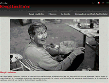 Tablet Screenshot of bengtlindstrom.com